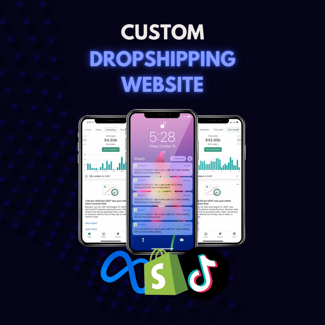 Custom Dropshipping Website