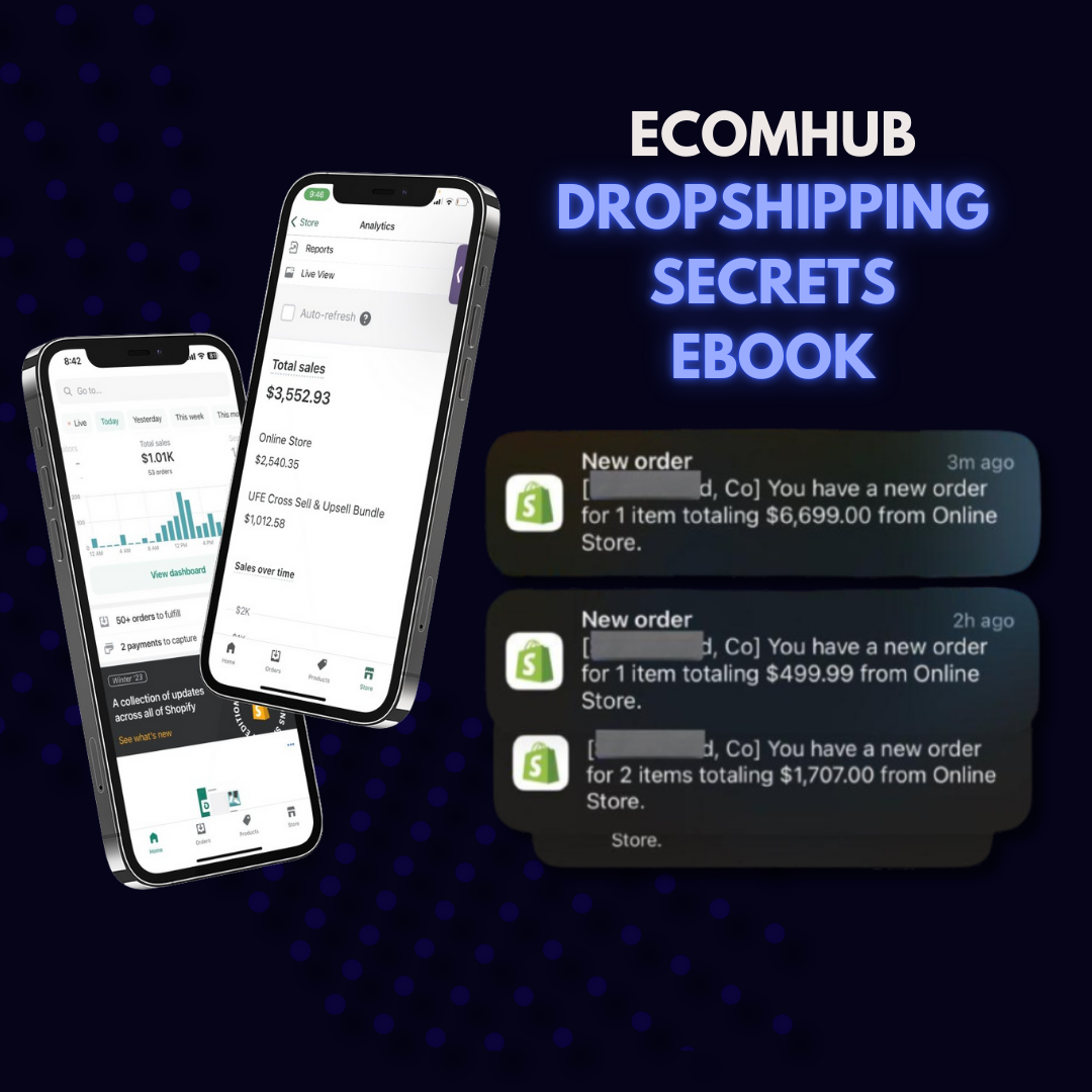 Ecomhub Dropshipping Secrets Ebook