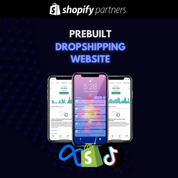 Prebuilt Dropshipping Website®